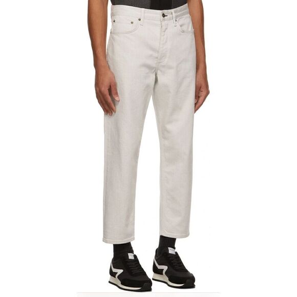 rag & bone Off-White Beck Cropped Jeans NWT Size 31 - Picture 3 of 7